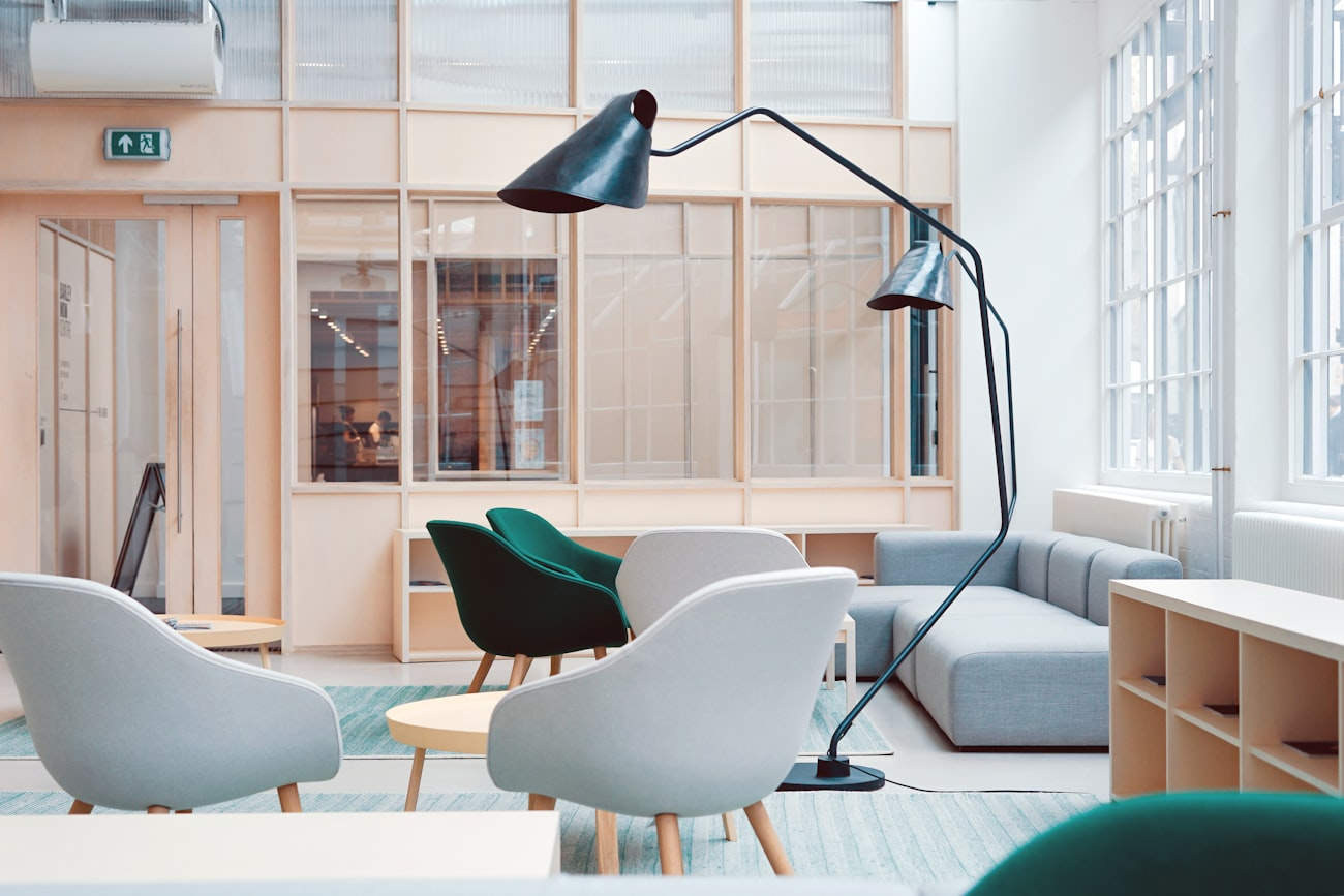 Calm, welcoming therapy office with comfortable seating